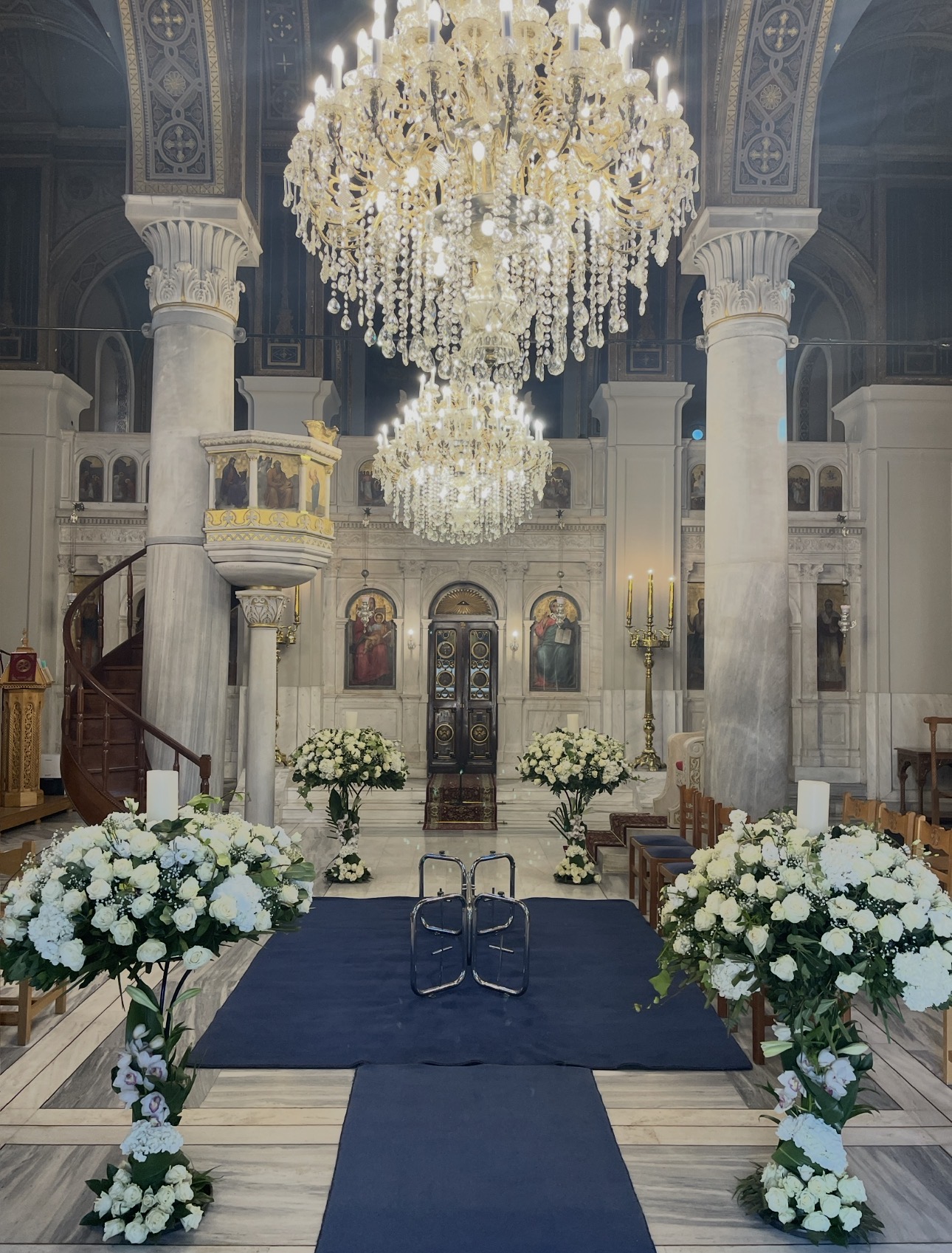 Στολισμός τελετής 9 από το Γραφείο Τελετών Σταυρακάκη